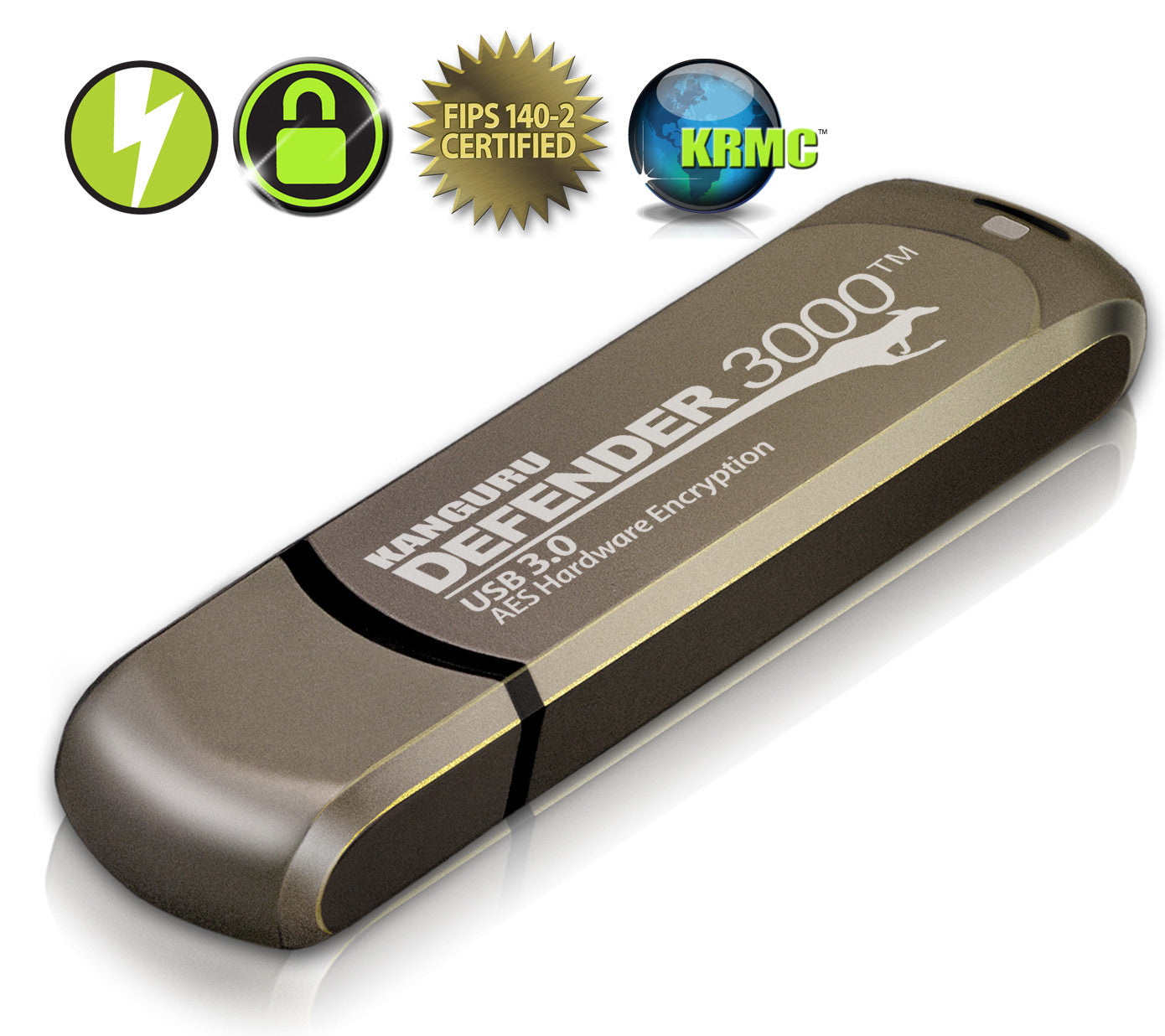 Clé USB Sécurisée Encryptée 8GB, CE-SECURE Vault3 FIPS