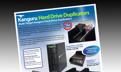 Kanguru Mobile Clone HD One-To-One Duplicator - hard drive duplicator - TAA  Compliant - KCLONE-1HD-MBC - Duplicators 