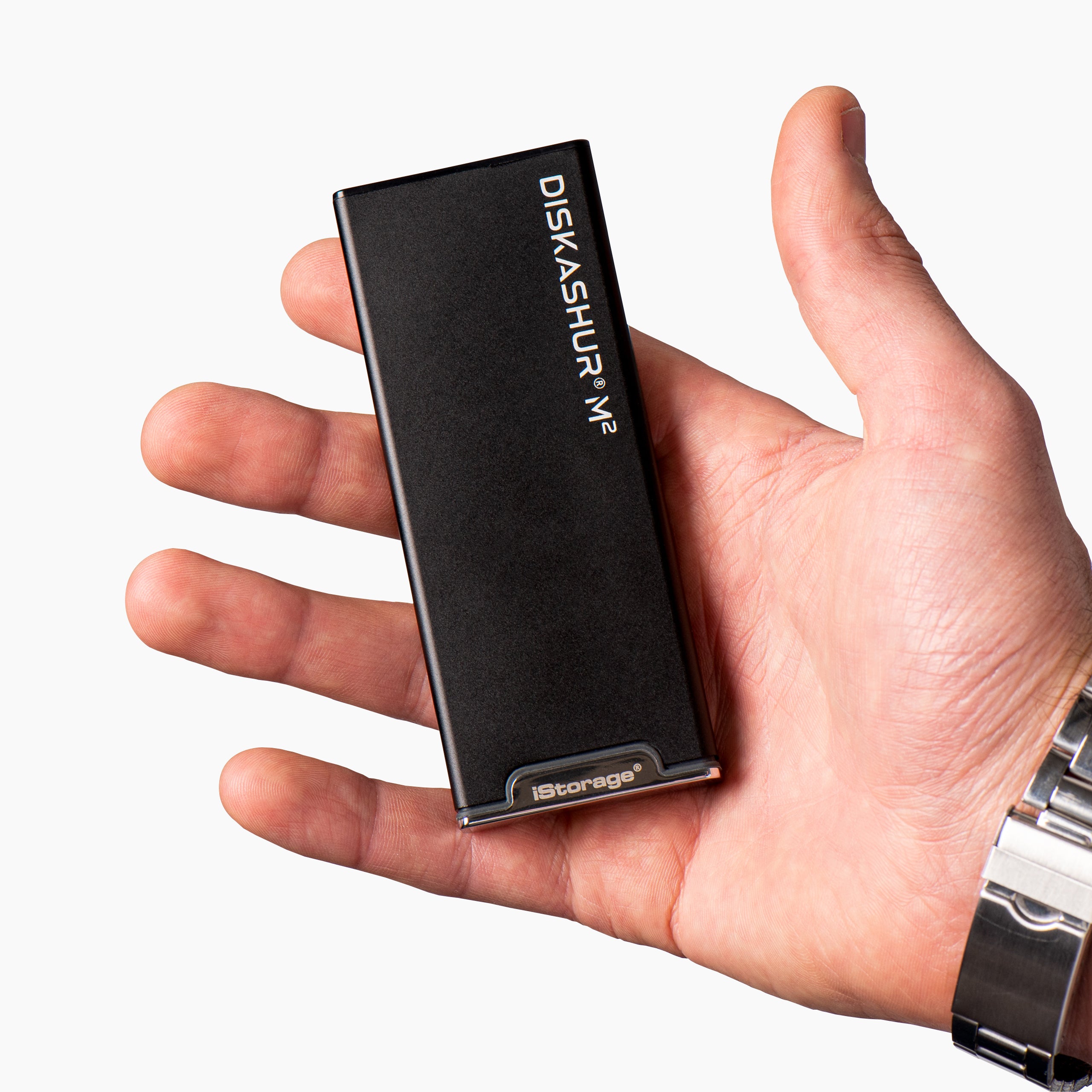 Smaller than an iPhone, it fits in the palm of your hand!